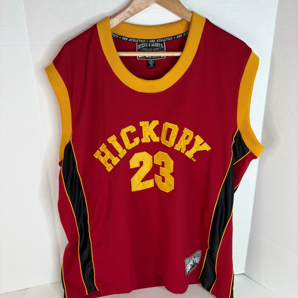 Hickory Huskers #23 Basketball Jersey, Medium, Red, Steve & Barry's, Hoosiers